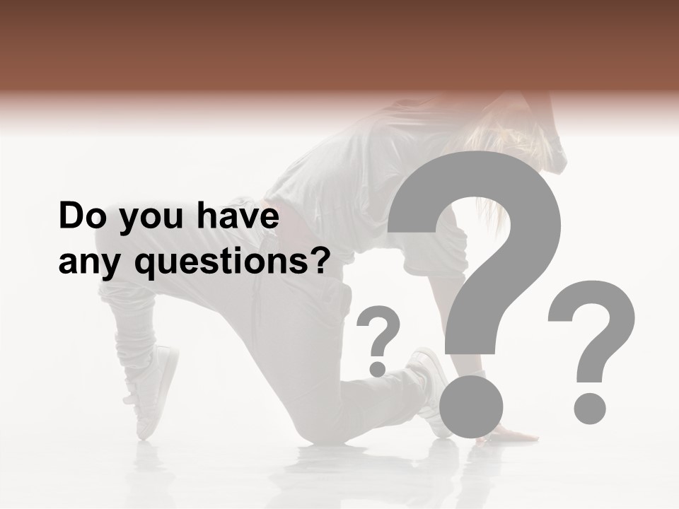 Teenager Dance Aerobics PowerPoint Template