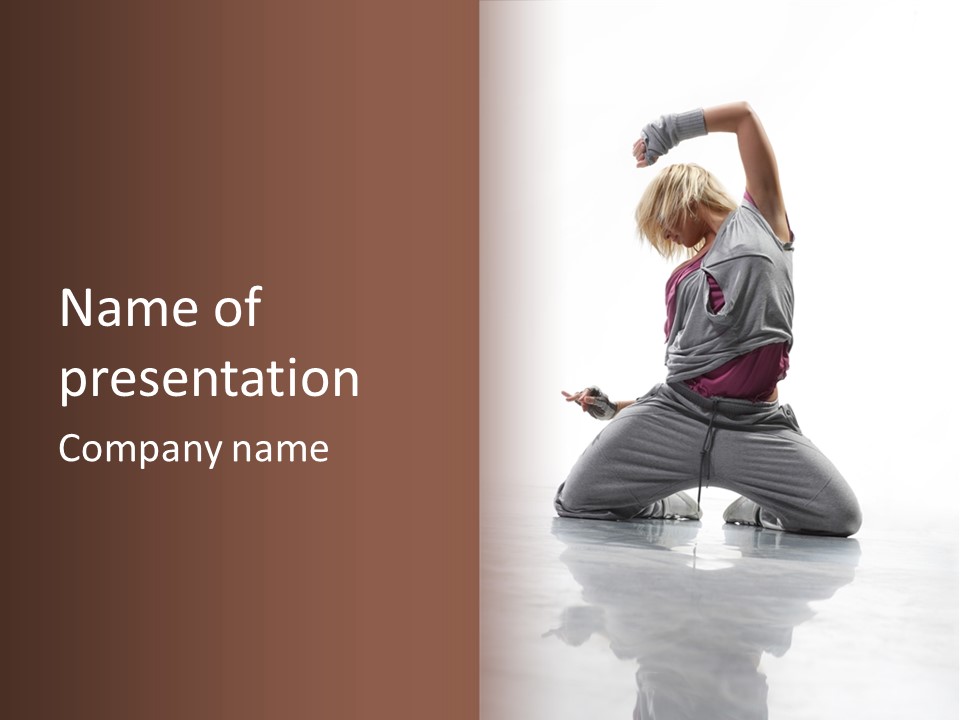 Acrobat Motion Ballet PowerPoint Template