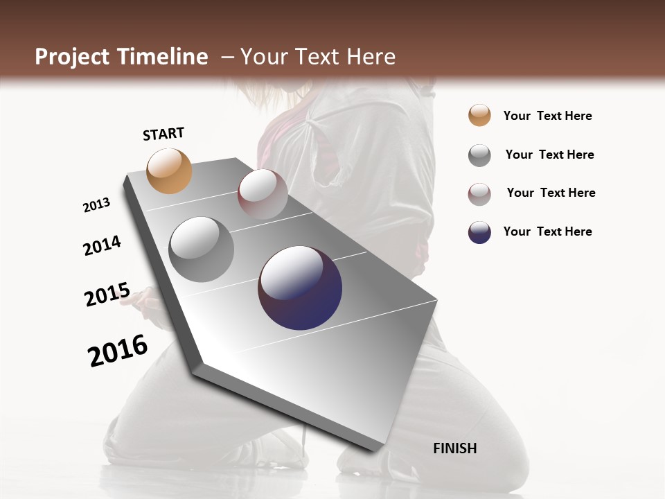 Acrobat Motion Ballet PowerPoint Template