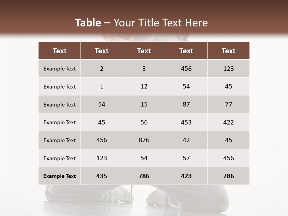 Acrobat Motion Ballet PowerPoint Template