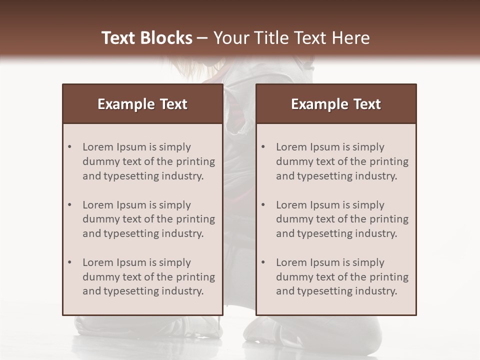 Acrobat Motion Ballet PowerPoint Template