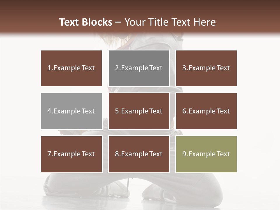 Acrobat Motion Ballet PowerPoint Template