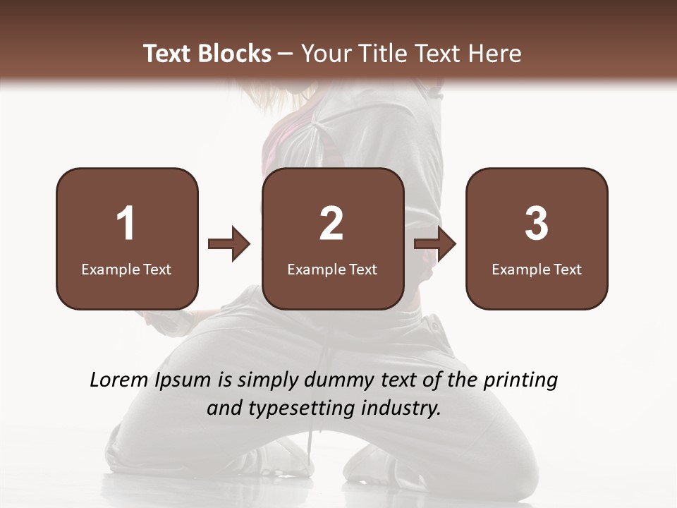 Acrobat Motion Ballet PowerPoint Template