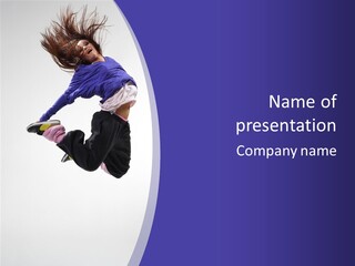 Gymnastics Hop Breakdance PowerPoint Template