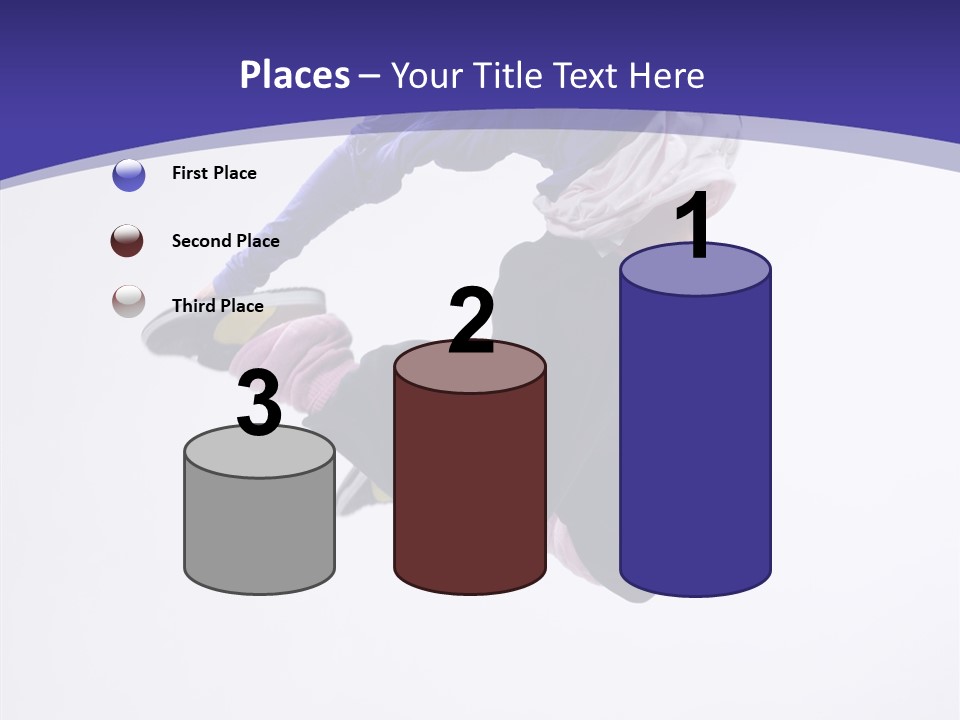 Gymnastics Hop Breakdance PowerPoint Template