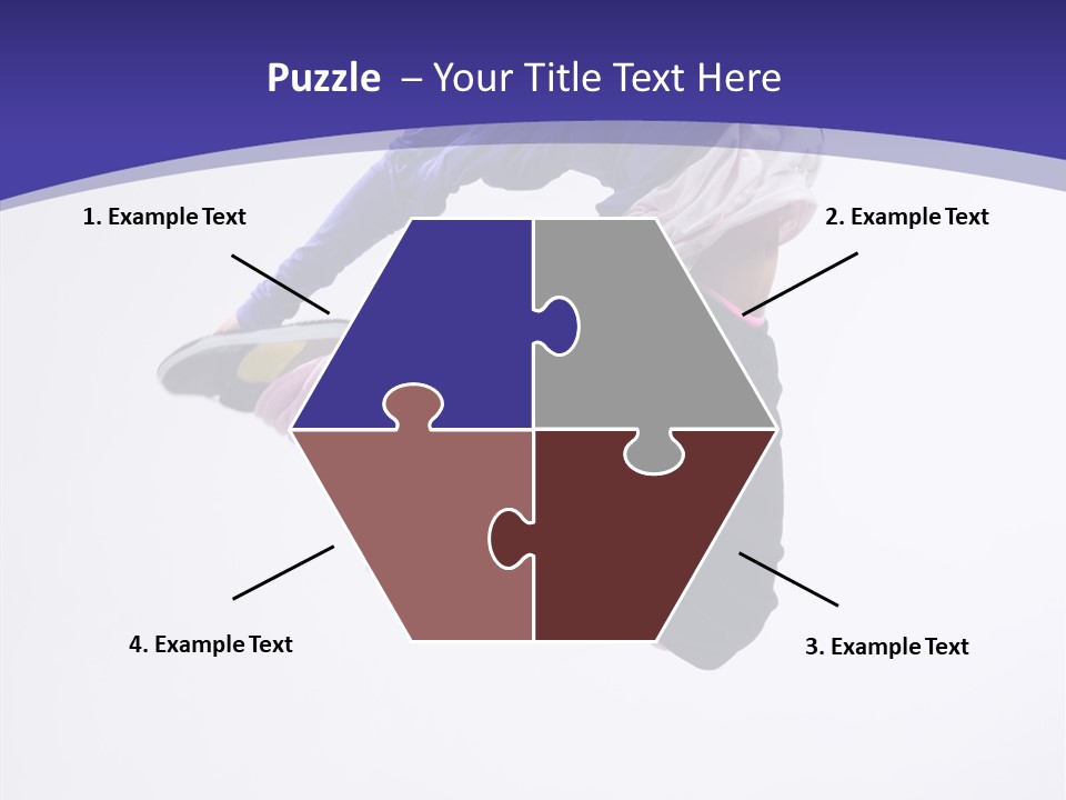 Gymnastics Hop Breakdance PowerPoint Template