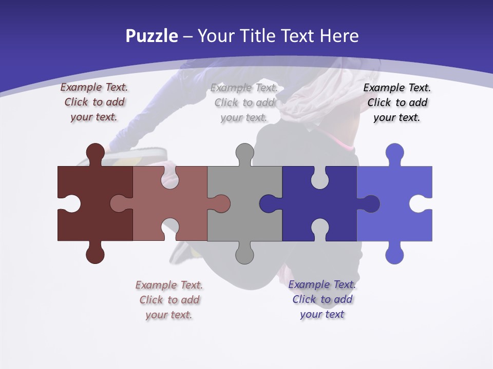 Gymnastics Hop Breakdance PowerPoint Template