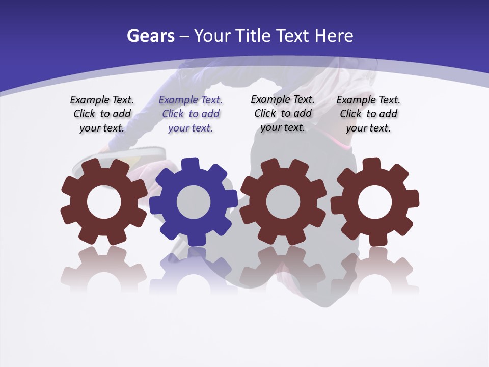 Gymnastics Hop Breakdance PowerPoint Template