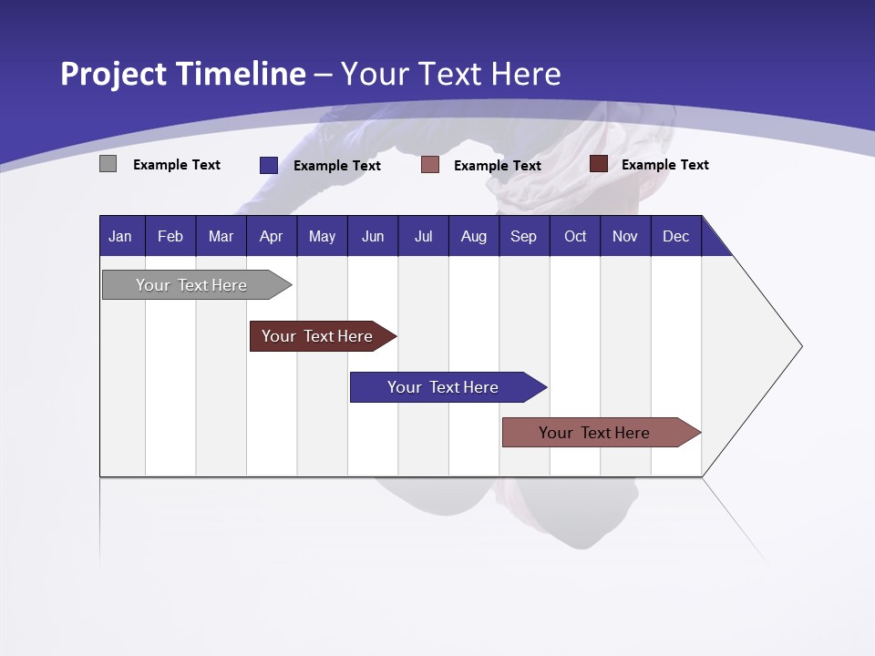 Gymnastics Hop Breakdance PowerPoint Template