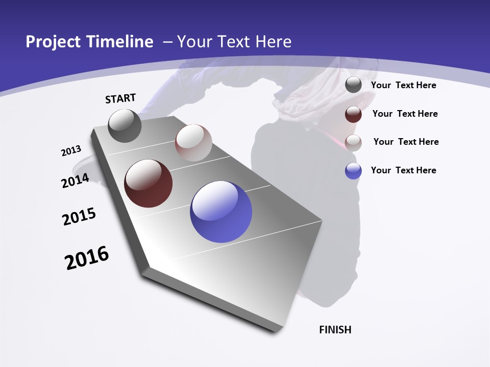 Gymnastics Hop Breakdance PowerPoint Template