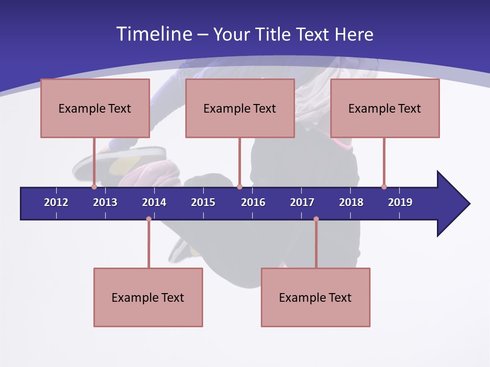 Gymnastics Hop Breakdance PowerPoint Template