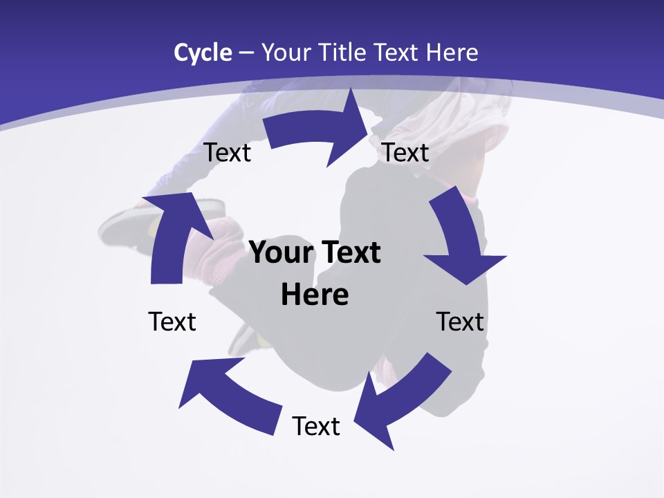 Gymnastics Hop Breakdance PowerPoint Template