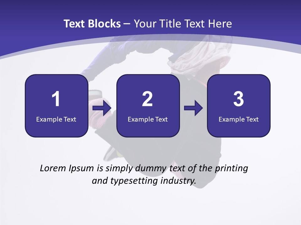 Gymnastics Hop Breakdance PowerPoint Template