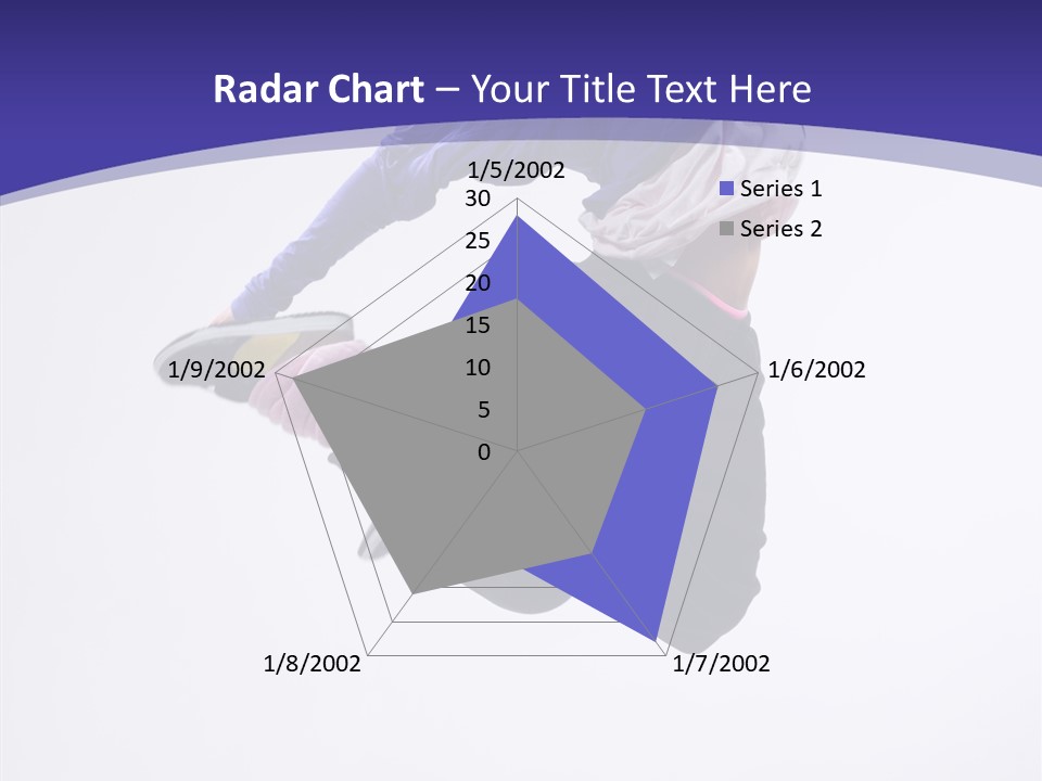 Gymnastics Hop Breakdance PowerPoint Template