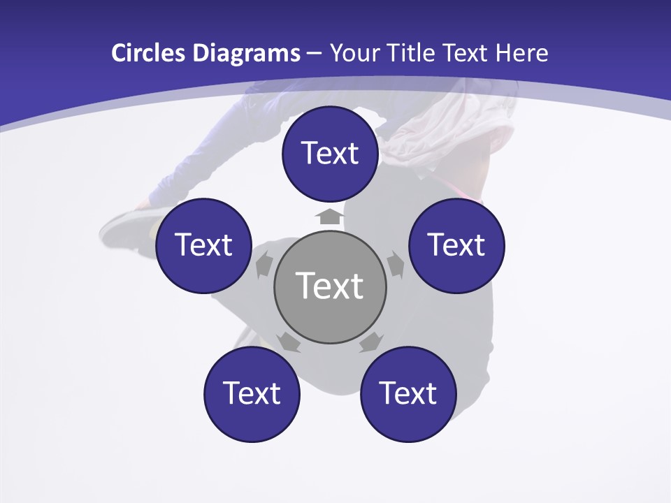 Gymnastics Hop Breakdance PowerPoint Template