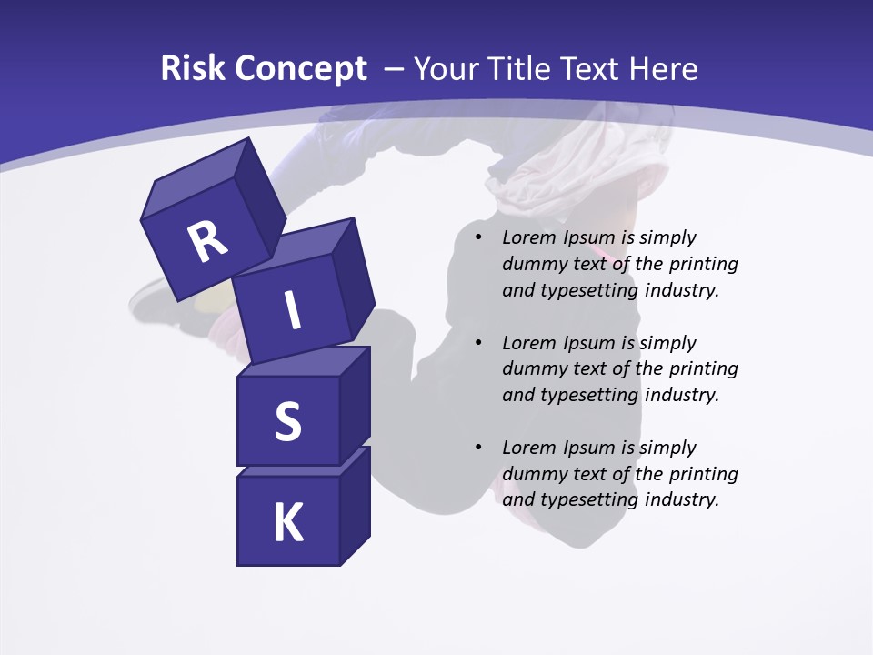 Gymnastics Hop Breakdance PowerPoint Template