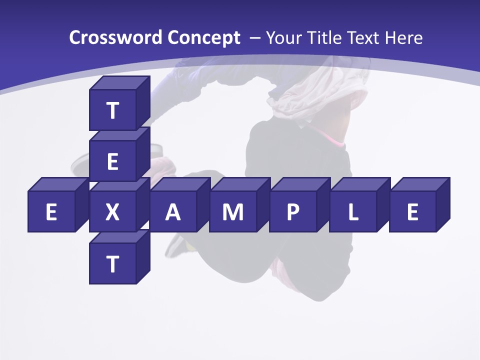 Gymnastics Hop Breakdance PowerPoint Template