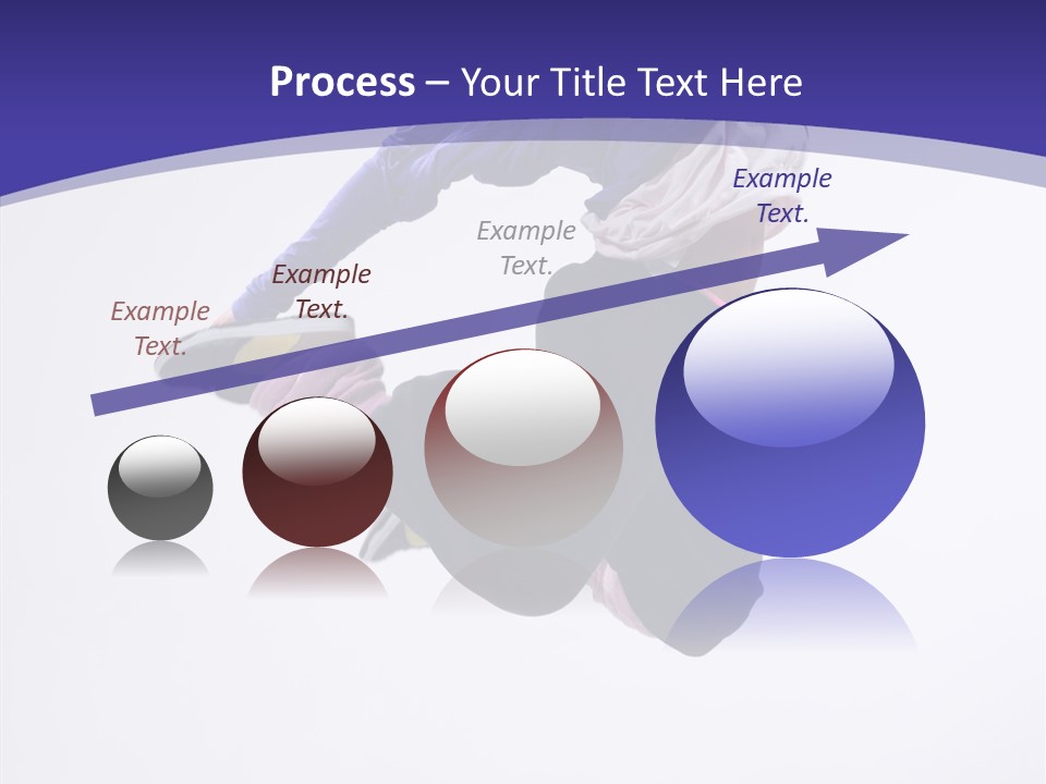 Gymnastics Hop Breakdance PowerPoint Template