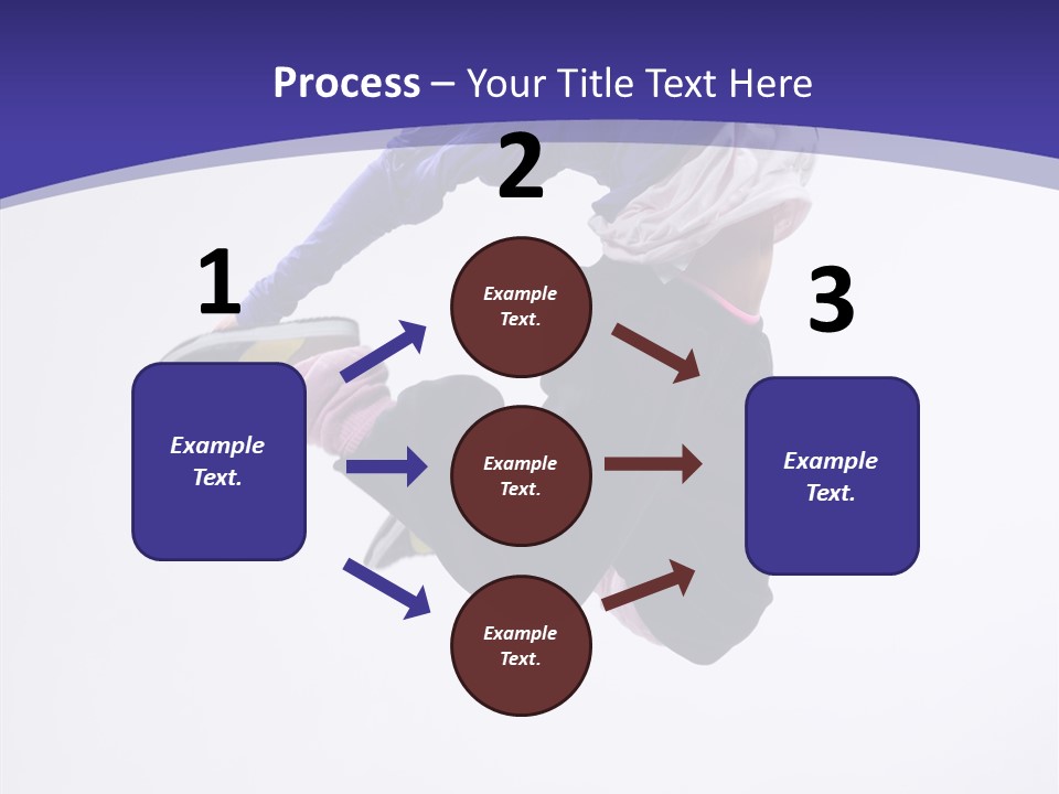 Gymnastics Hop Breakdance PowerPoint Template