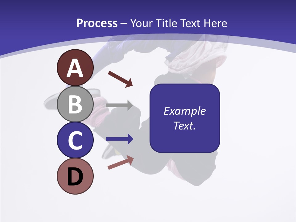 Gymnastics Hop Breakdance PowerPoint Template