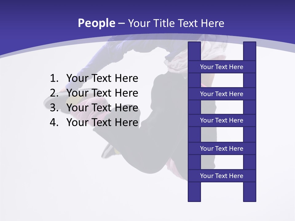 Gymnastics Hop Breakdance PowerPoint Template