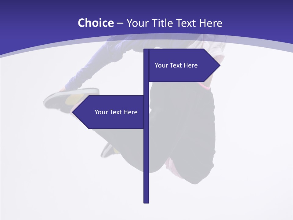 Gymnastics Hop Breakdance PowerPoint Template