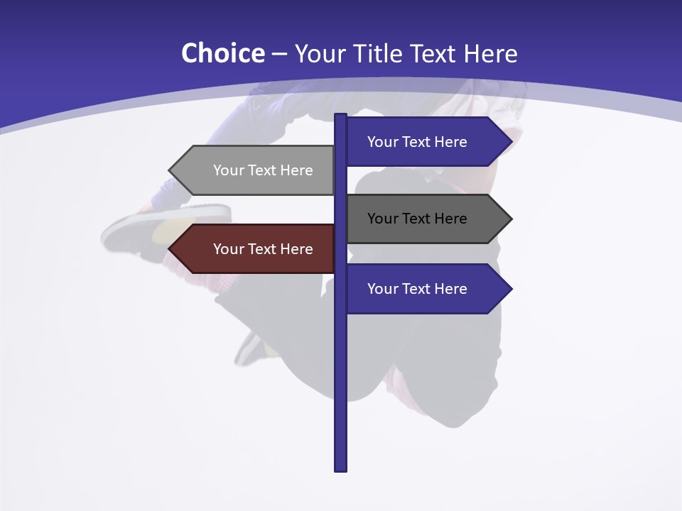 Gymnastics Hop Breakdance PowerPoint Template