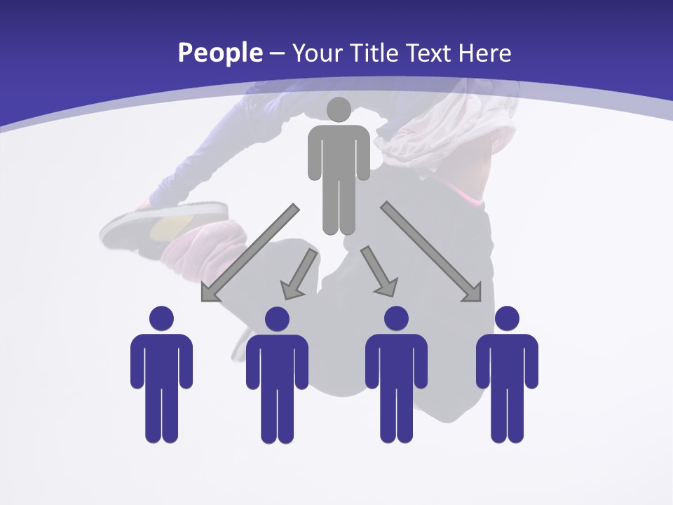 Gymnastics Hop Breakdance PowerPoint Template