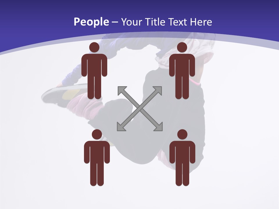 Gymnastics Hop Breakdance PowerPoint Template