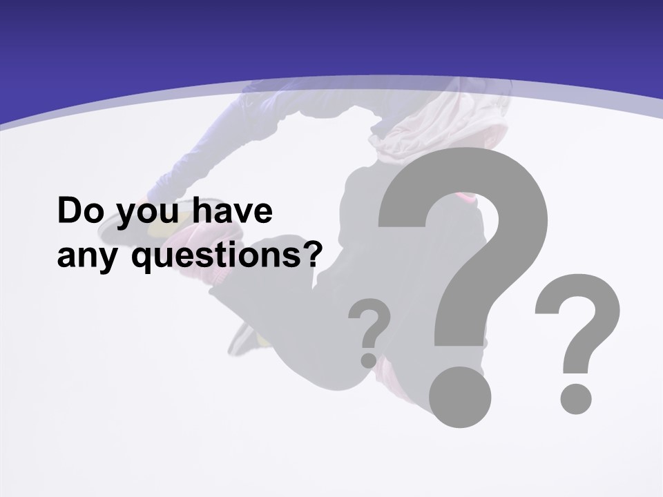 Gymnastics Hop Breakdance PowerPoint Template