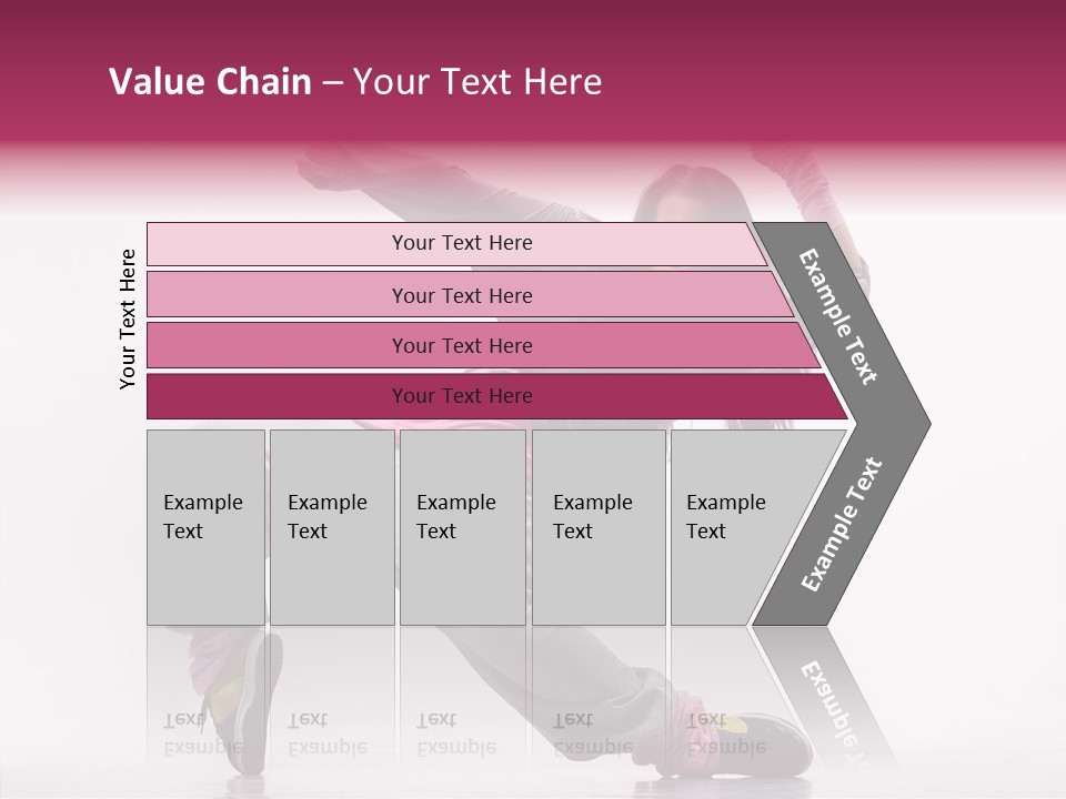Aerobics Art Posing PowerPoint Template