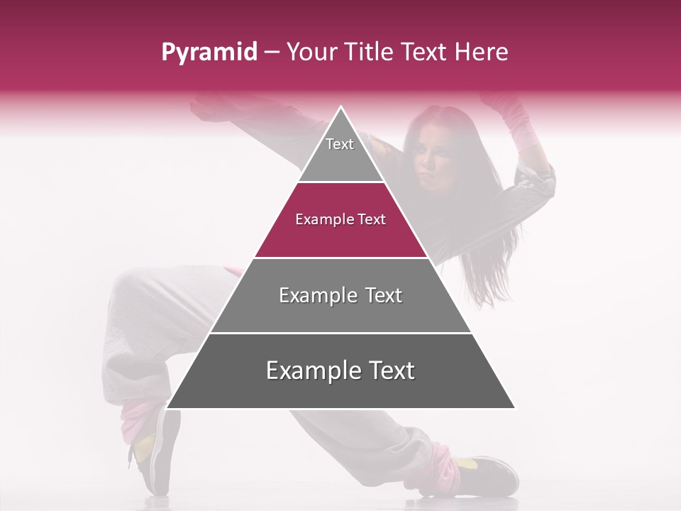 Aerobics Art Posing PowerPoint Template