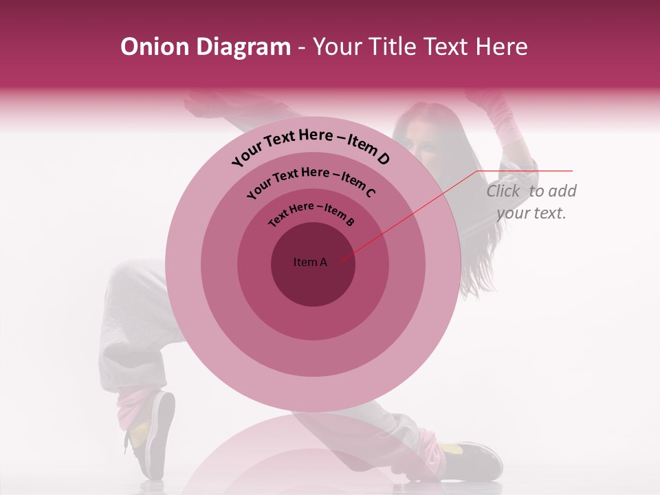 Aerobics Art Posing PowerPoint Template