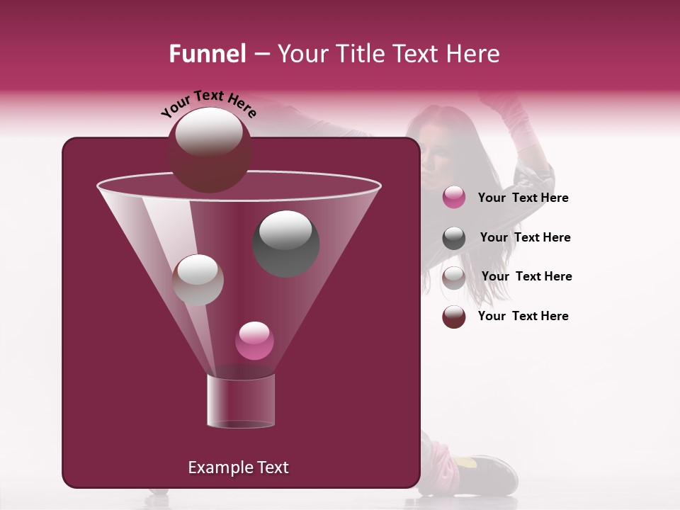 Aerobics Art Posing PowerPoint Template