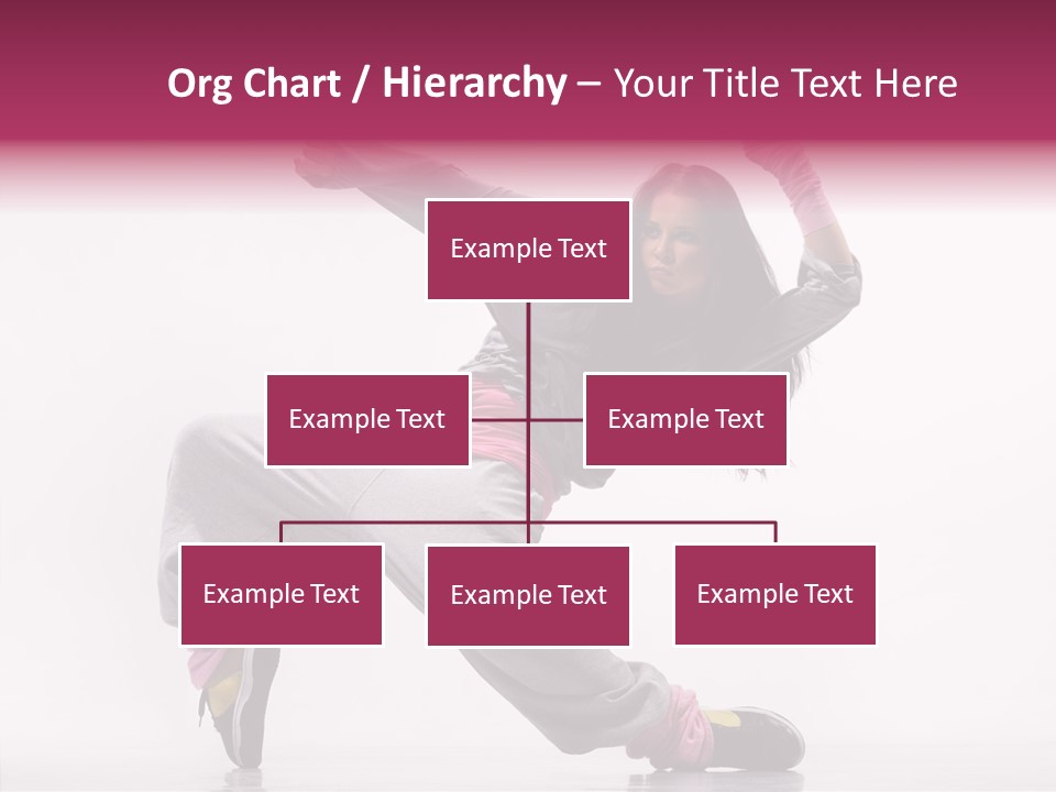 Aerobics Art Posing PowerPoint Template