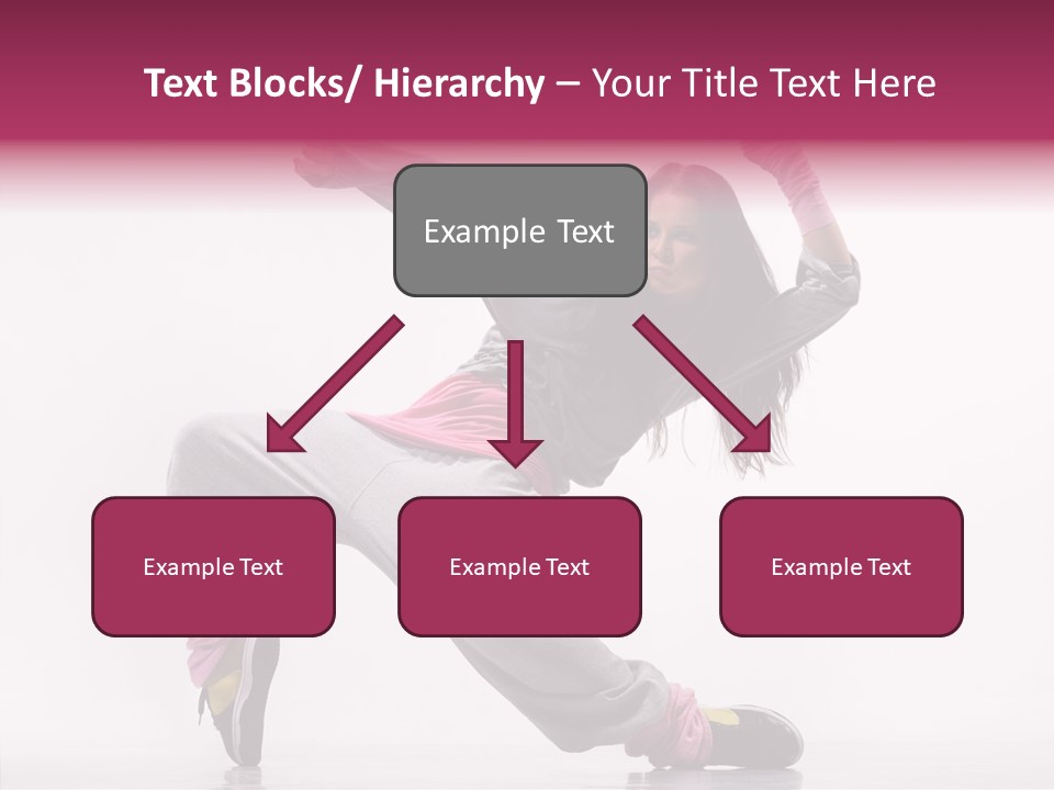 Aerobics Art Posing PowerPoint Template