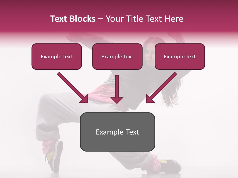 Aerobics Art Posing PowerPoint Template