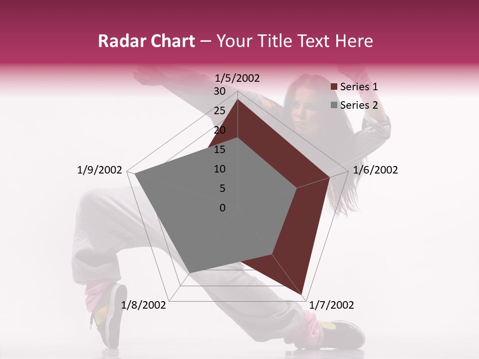 Aerobics Art Posing PowerPoint Template