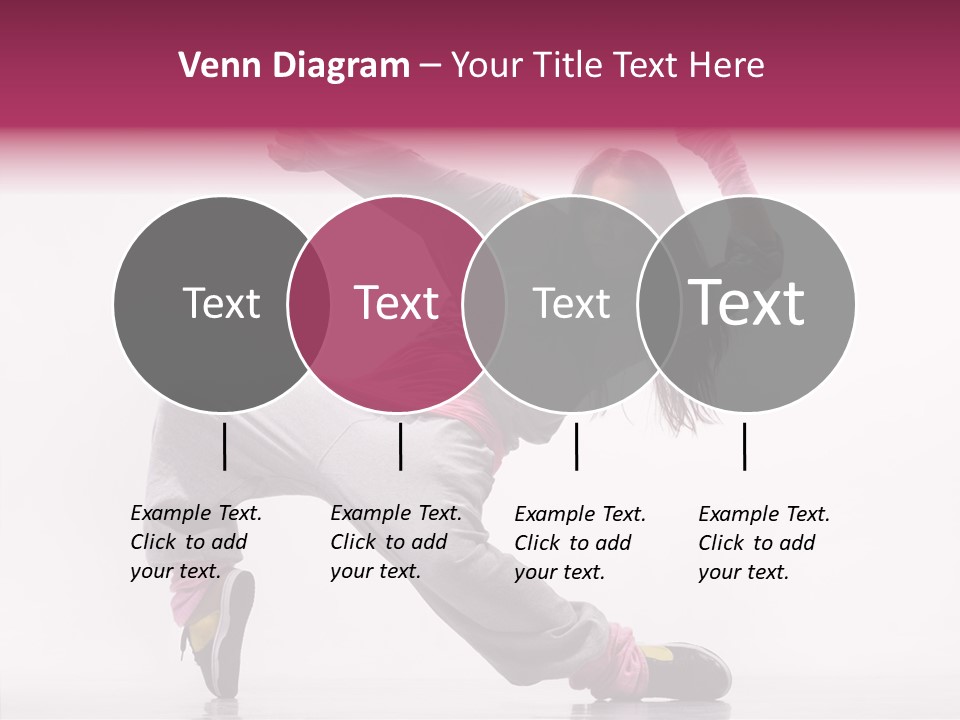 Aerobics Art Posing PowerPoint Template