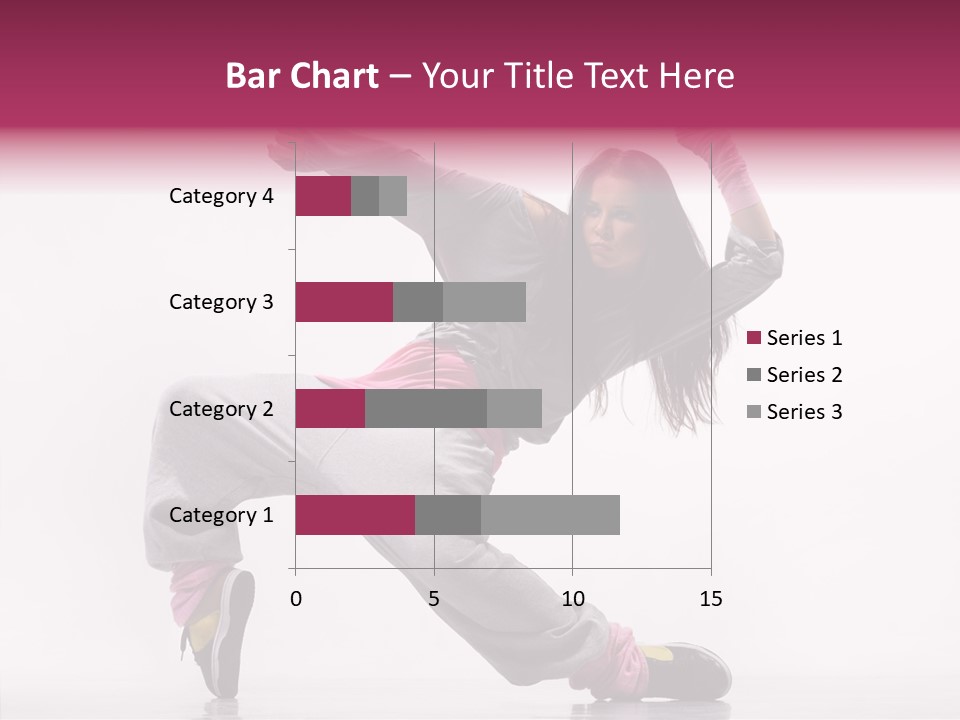 Aerobics Art Posing PowerPoint Template