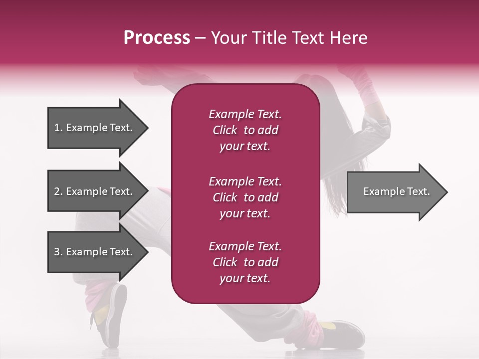 Aerobics Art Posing PowerPoint Template