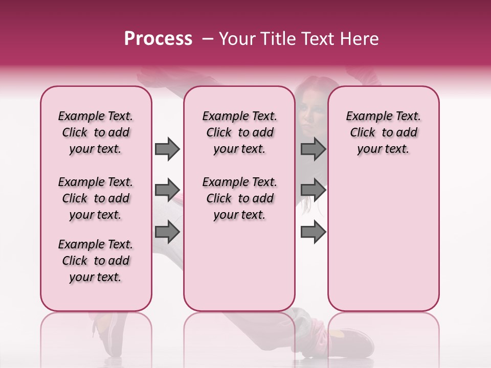 Aerobics Art Posing PowerPoint Template
