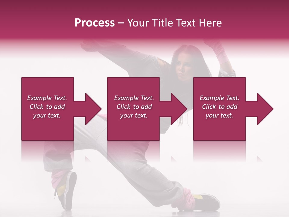 Aerobics Art Posing PowerPoint Template