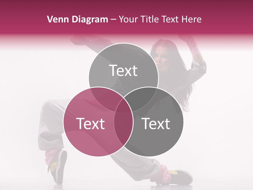 Aerobics Art Posing PowerPoint Template