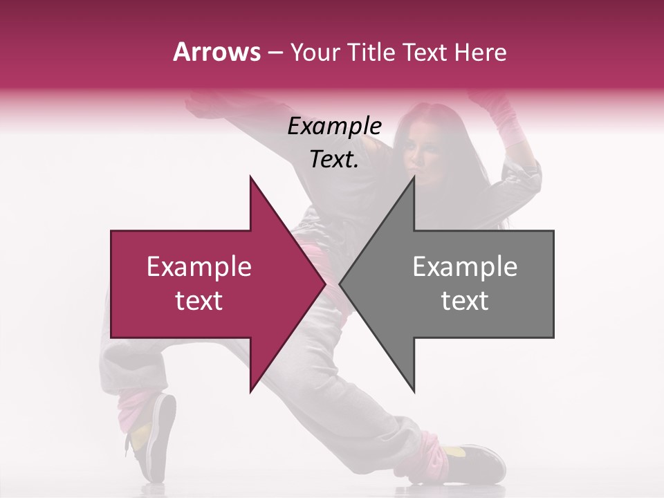 Aerobics Art Posing PowerPoint Template