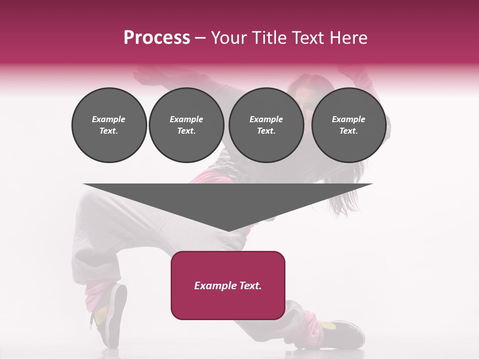 Aerobics Art Posing PowerPoint Template