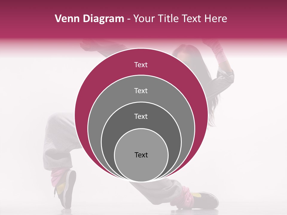 Aerobics Art Posing PowerPoint Template