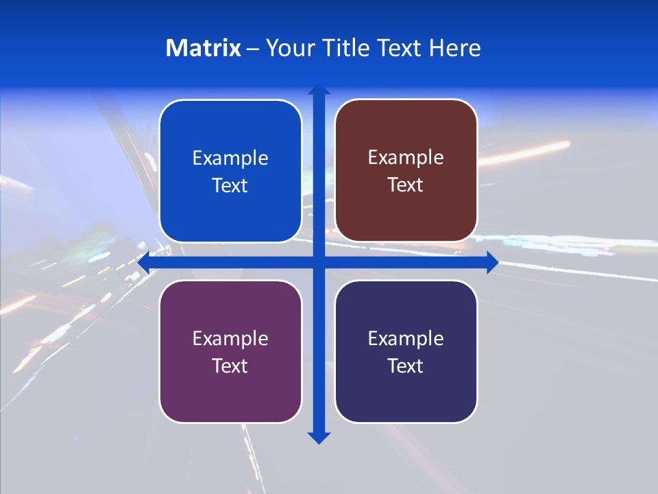 View Transit Motion PowerPoint Template