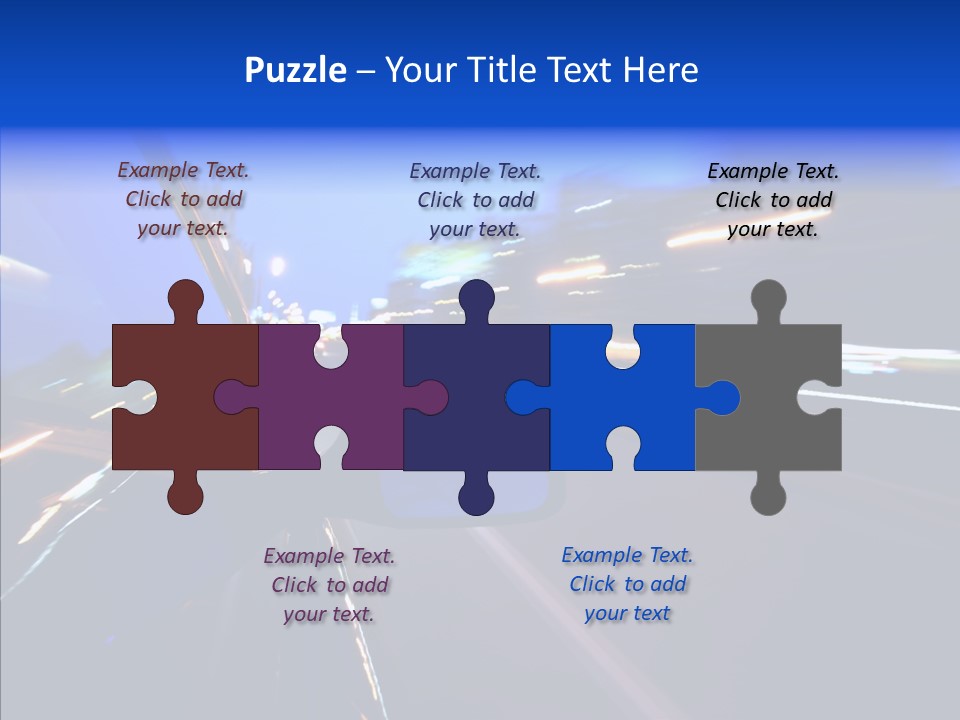 View Transit Motion PowerPoint Template