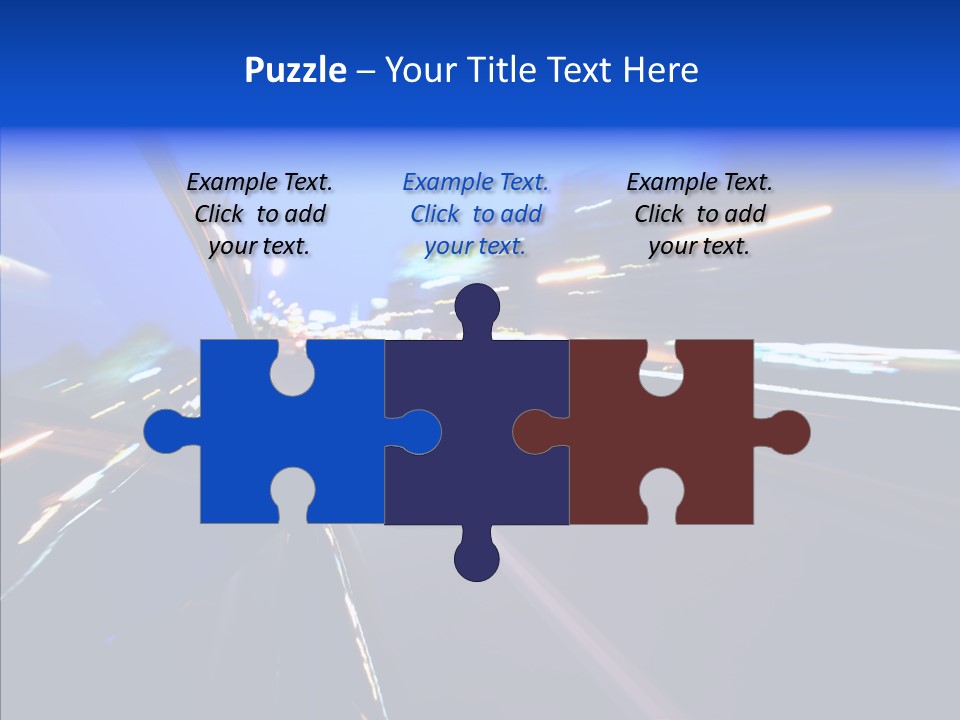 View Transit Motion PowerPoint Template